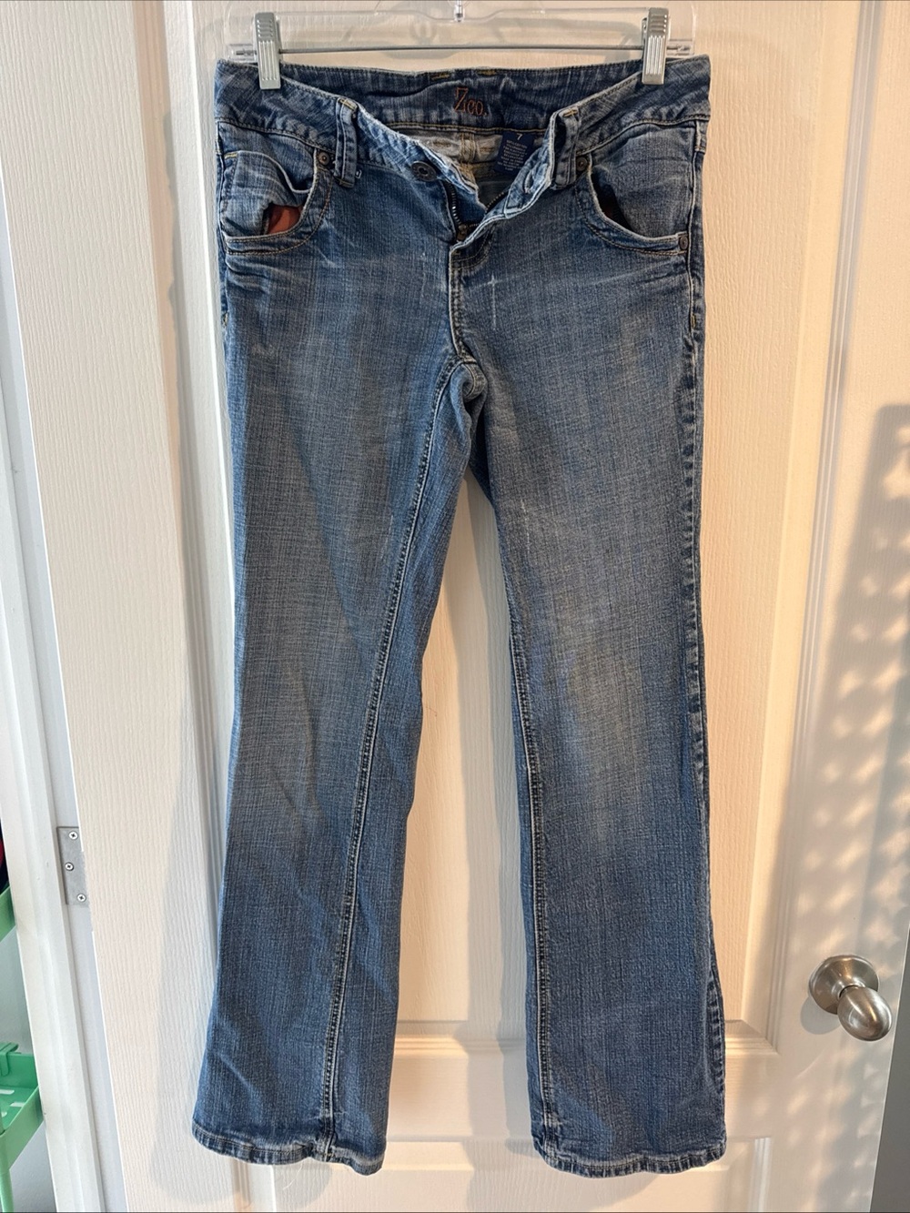 Vintage Y2K ZCO Women’s Blue Denim Jeans - Classic Straight Leg bootcut